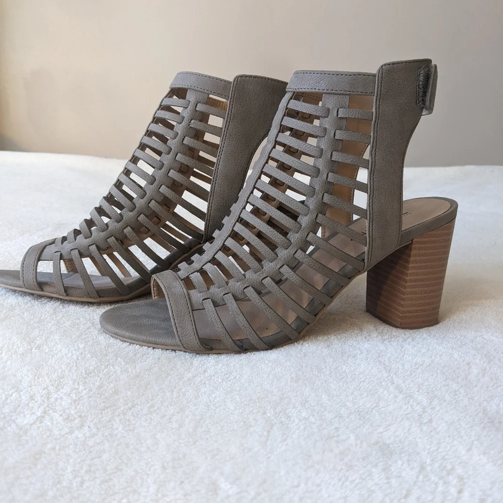 Call It Spring Open-Toe Boots - Picture 3 of 10